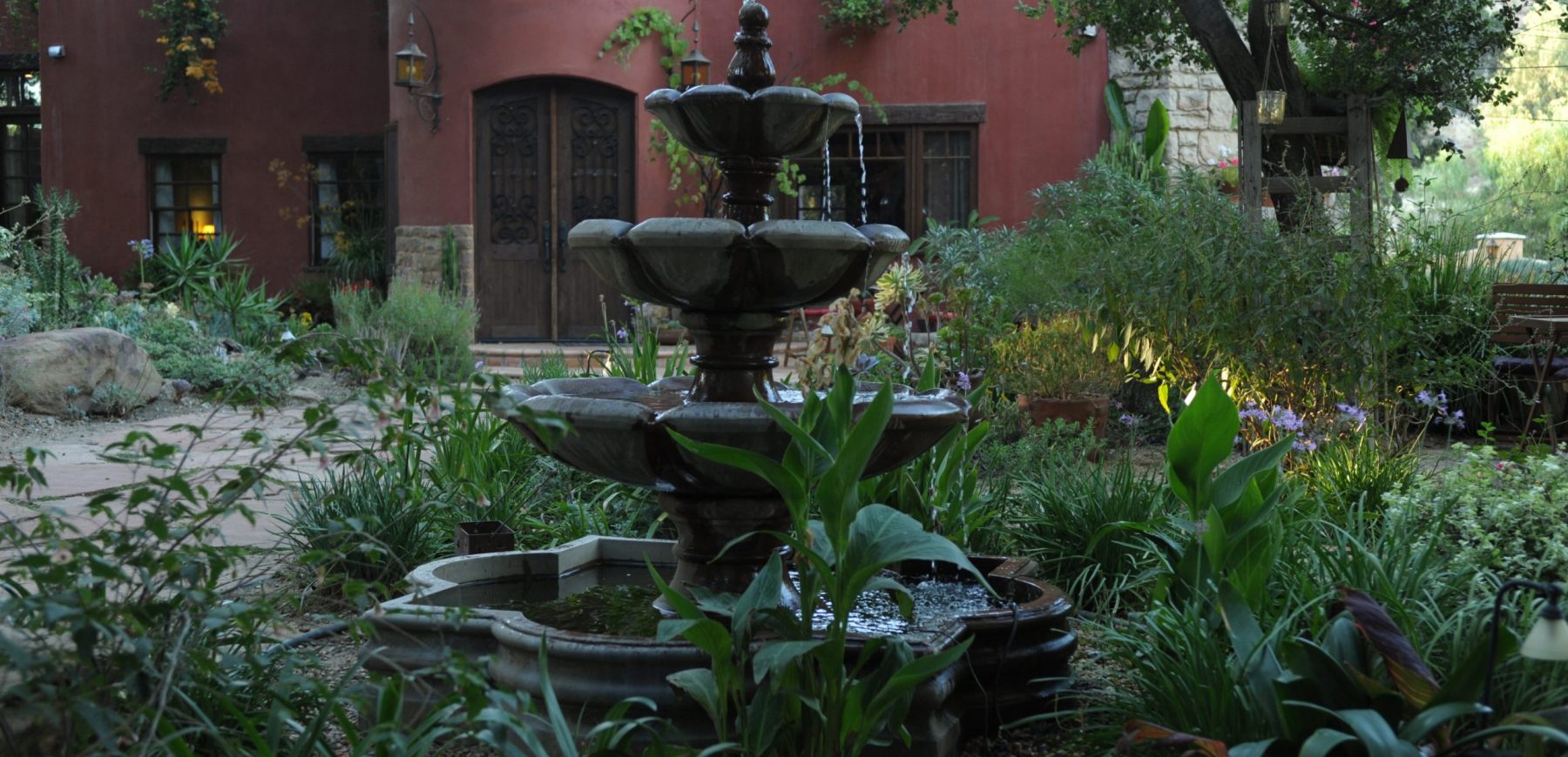 Fountain to Front Door